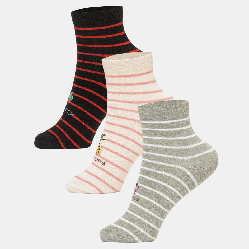 Women Cotton Blend Socks Pack of 3 - Bodycare