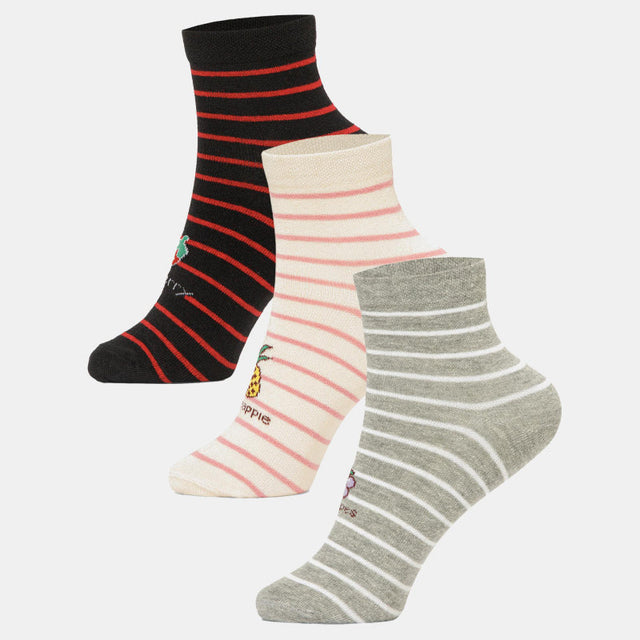 Women Cotton Blend Socks Pack of 3 - Bodycare