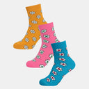 Women Cotton Blend Socks Pack of 3 - Bodycare