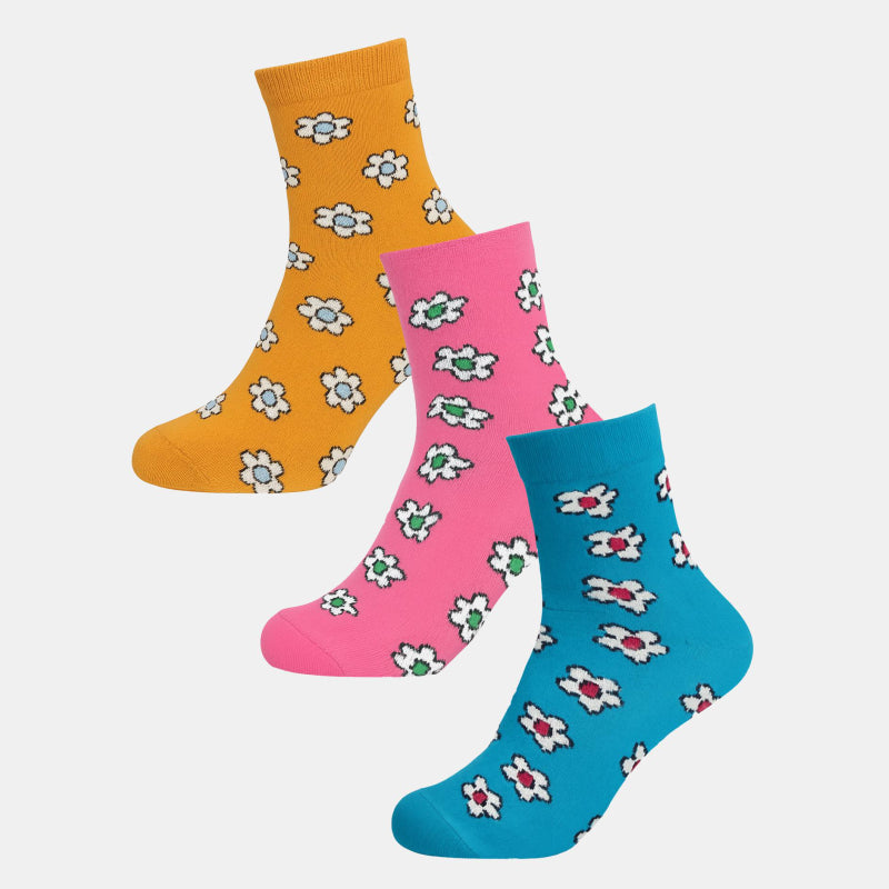 Women Cotton Blend Socks Pack of 3 - Bodycare