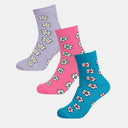 Women Cotton Blend Socks Pack of 3 - Bodycare