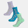 Women Cotton Blend Socks Pack of 3 - Bodycare