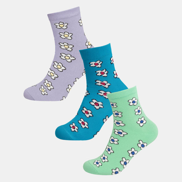 Women Cotton Blend Socks Pack of 3 - Bodycare