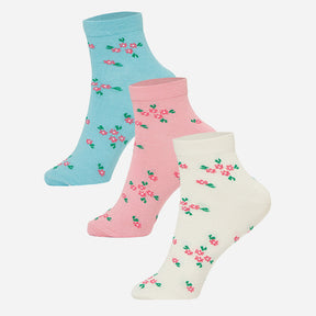 Women Cotton Blend Socks Pack of 3 - Bodycare