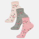 Women Cotton Blend Socks Pack of 3 - Bodycare