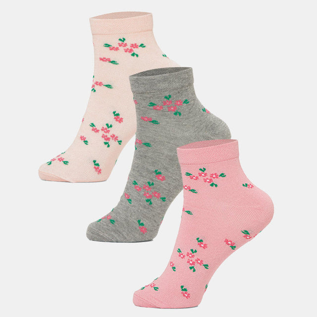 Women Cotton Blend Socks Pack of 3 - Bodycare