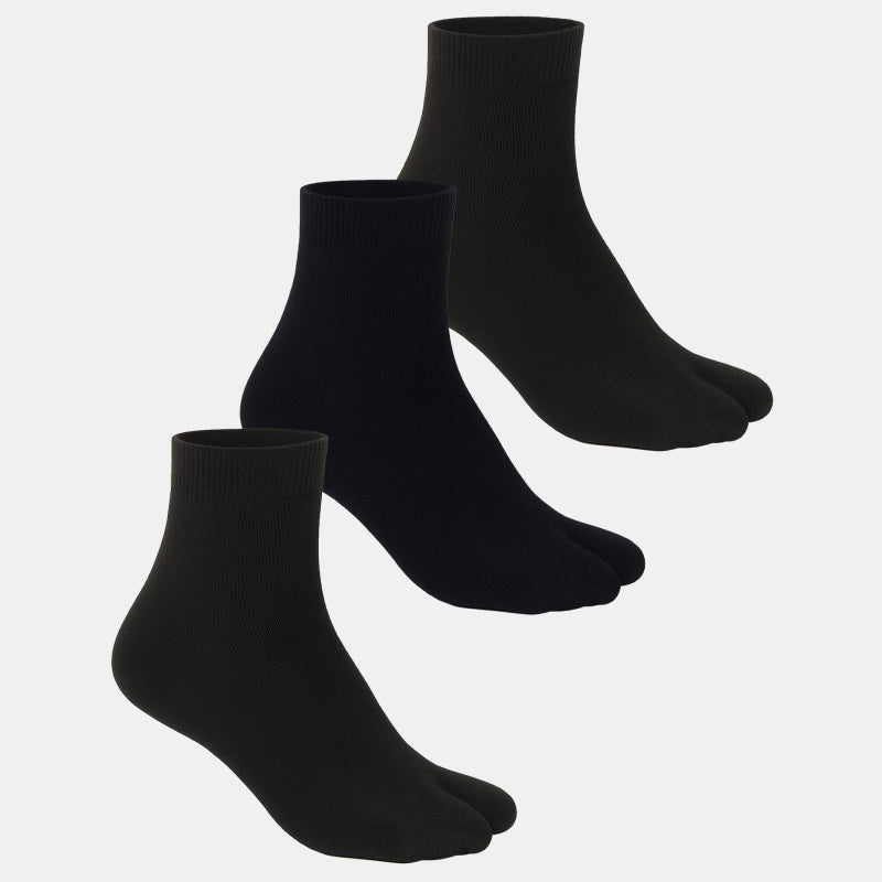 Women Ankle Length Cotton Blend Socks Pack of 3 - Bodycare