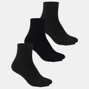 Women Ankle Length Cotton Blend Socks Pack of 3 - Bodycare