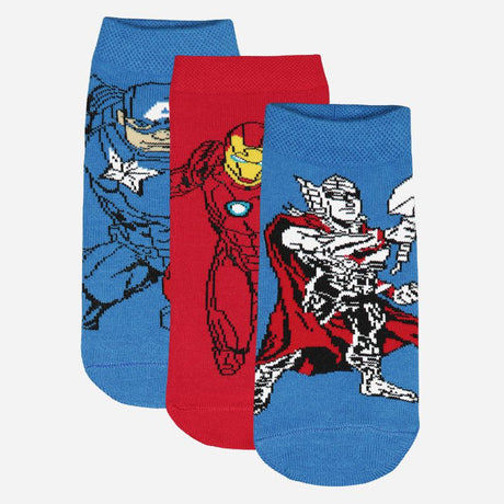 Bodycare Avengers Boys Socks Pack Of 3 Assorted-1