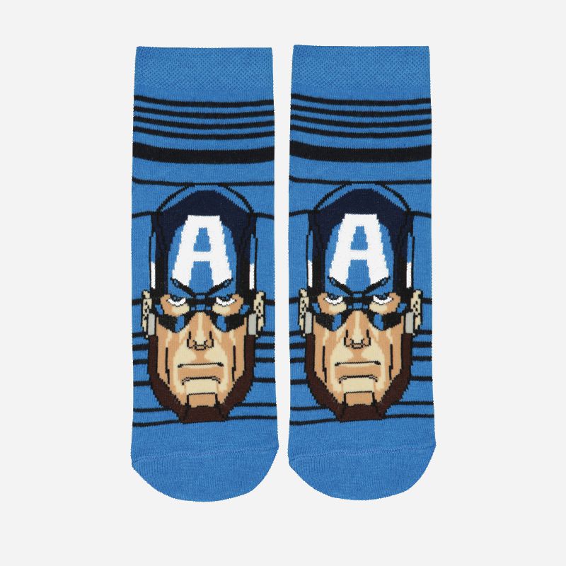 Bodycare Avengers Boys Socks Pack Of 3 Assorted-1