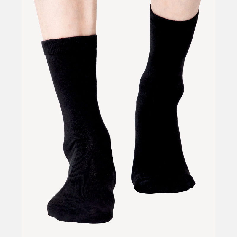 Men Diabetic Crew Length Antibacterial Cotton Socks Pack of 2 - Bodycare
