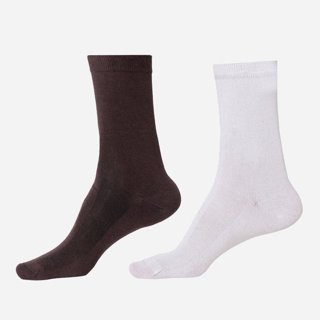 Men Diabetic Cotton Crew Length Socks Antibacterial Pack of 2 - Bodycare
