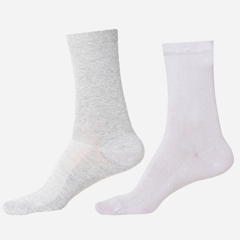 Men Diabetic Cotton Crew Length Socks Antibacterial Pack of 2 - Bodycare