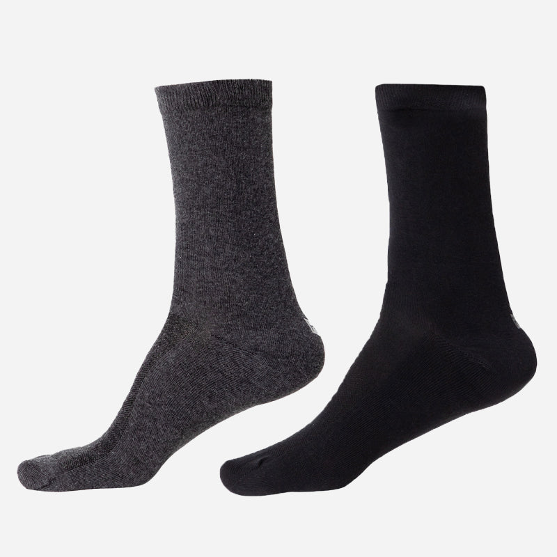 Men Diabetic Cotton Crew Length Socks Antibacterial Pack of 2 - Bodycare