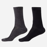 Men Diabetic Cotton Crew Length Socks Antibacterial Pack of 2 - Bodycare