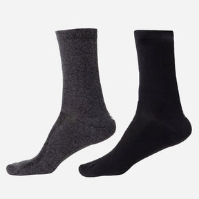 Men Diabetic Cotton Crew Length Socks Antibacterial Pack of 2 - Bodycare