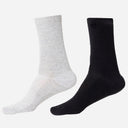 Men Diabetic Cotton Crew Length Socks Antibacterial Pack of 2 - Bodycare