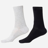Men Diabetic Cotton Crew Length Socks Antibacterial Pack of 2 - Bodycare