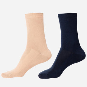 Men Diabetic Cotton Crew Length Socks Antibacterial Pack of 2 - Bodycare