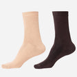 Men Diabetic Cotton Crew Length Socks Antibacterial Pack of 2 - Bodycare