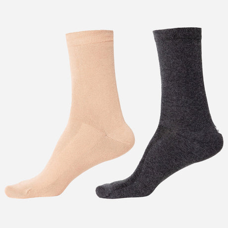 Men Diabetic Cotton Crew Length Socks Antibacterial Pack of 2 - Bodycare