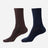 Men Diabetic Cotton Crew Length Socks Antibacterial Pack of 2 - Bodycare