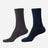Men Diabetic Cotton Crew Length Socks Antibacterial Pack of 2 - Bodycare