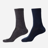 Men Diabetic Cotton Crew Length Socks Antibacterial Pack of 2 - Bodycare