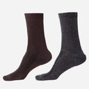 Men Diabetic Cotton Crew Length Socks Antibacterial Pack of 2 - Bodycare