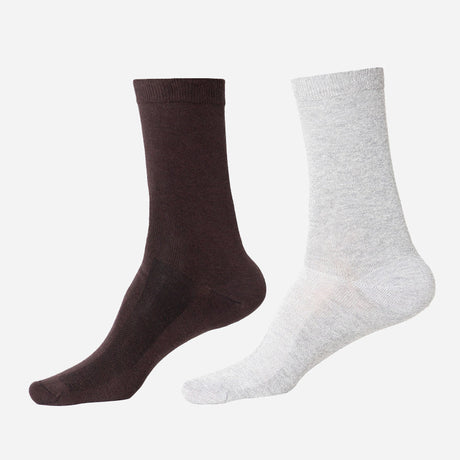 Men Diabetic Cotton Crew Length Socks Antibacterial Pack of 2 - Bodycare