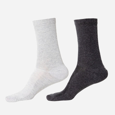 Men Diabetic Cotton Crew Length Socks Antibacterial Pack of 2 - Bodycare
