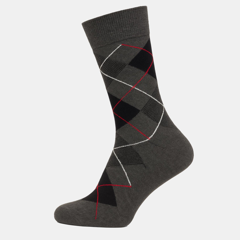 Men Cotton Blend Socks Crew Length Pack of 2 - Bodycare