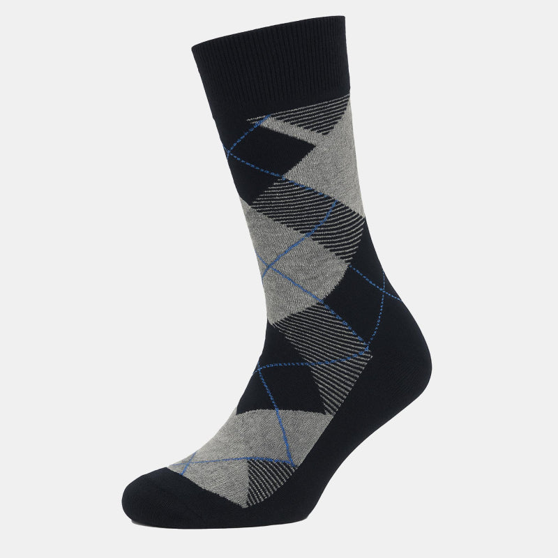 Men Cotton Blend Socks Crew Length Pack of 2 - Bodycare