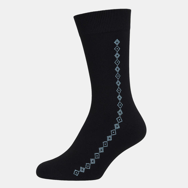 Men Cotton Blend Socks Crew Length Pack of 2 - Bodycare