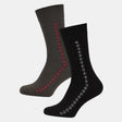Men Cotton Blend Socks Crew Length Pack of 2 - Bodycare