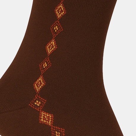 Men Cotton Blend Socks Crew Length Pack of 2 - Bodycare