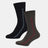 Men Cotton Blend Socks Crew Length Pack of 2 - Bodycare