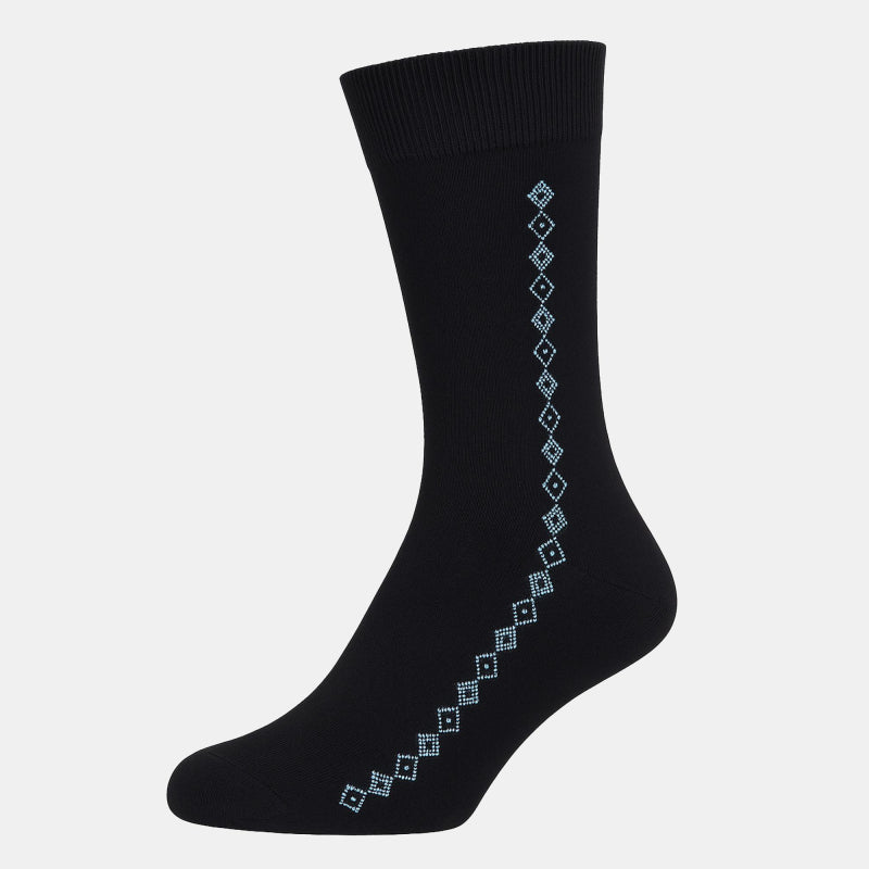 Men Cotton Blend Socks Crew Length Pack of 2 - Bodycare