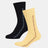 Men Cotton Blend Socks Crew Length Pack of 2 - Bodycare