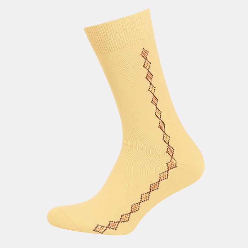 Men Cotton Blend Socks Crew Length Pack of 2 - Bodycare