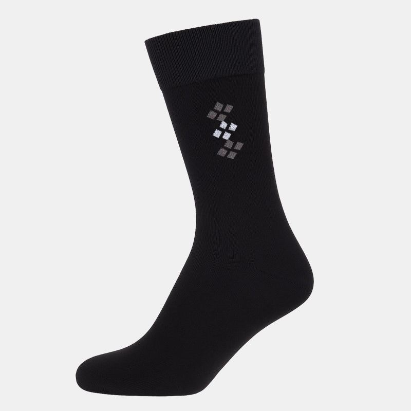 Men Cotton Blend Socks Crew Length Pack of 3 - Bodycare