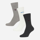 Men Cotton Blend Socks Crew Length Pack of 3 - Bodycare