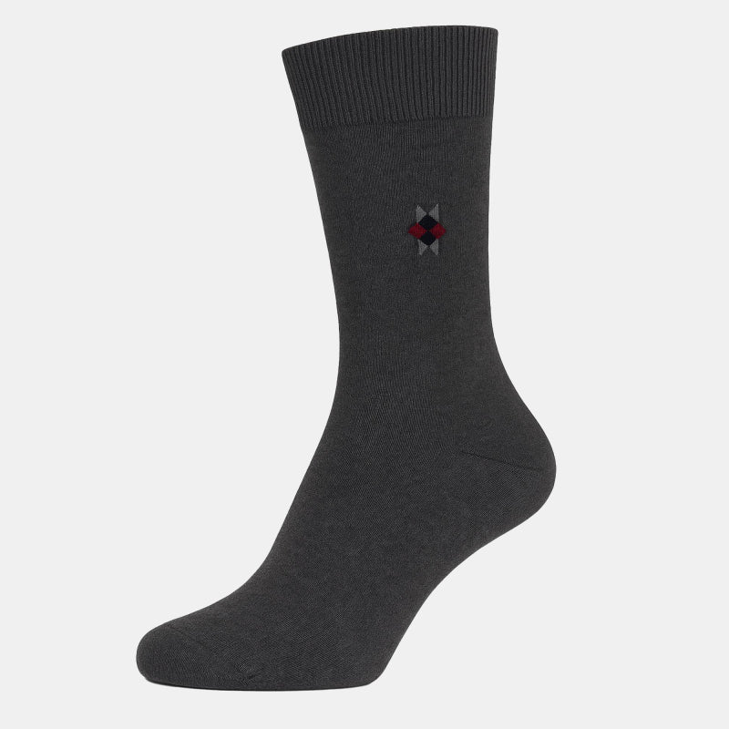 Men Cotton Blend Socks Crew Length Pack of 3 - Bodycare