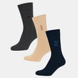 Men Cotton Blend Socks Crew Length Pack of 3 - Bodycare