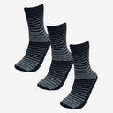 Bodycare Mens Mid Calf Length Striped Socks Pack Of 3