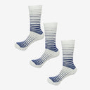 Bodycare Mens Mid Calf Length Striped Socks Pack Of 3