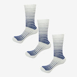 Bodycare Mens Mid Calf Length Striped Socks Pack Of 3