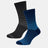 Men Cotton Blend Socks Crew Length Pack of 2 - Bodycare