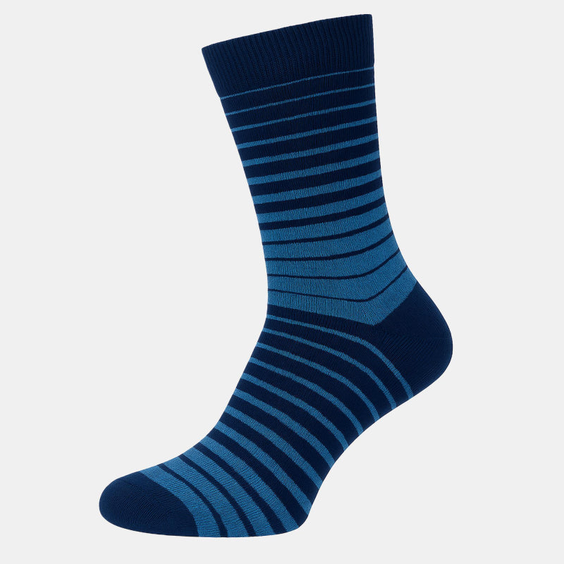 Men Cotton Blend Socks Crew Length Pack of 2 - Bodycare