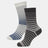 Men Cotton Blend Socks Crew Length Pack of 2 - Bodycare